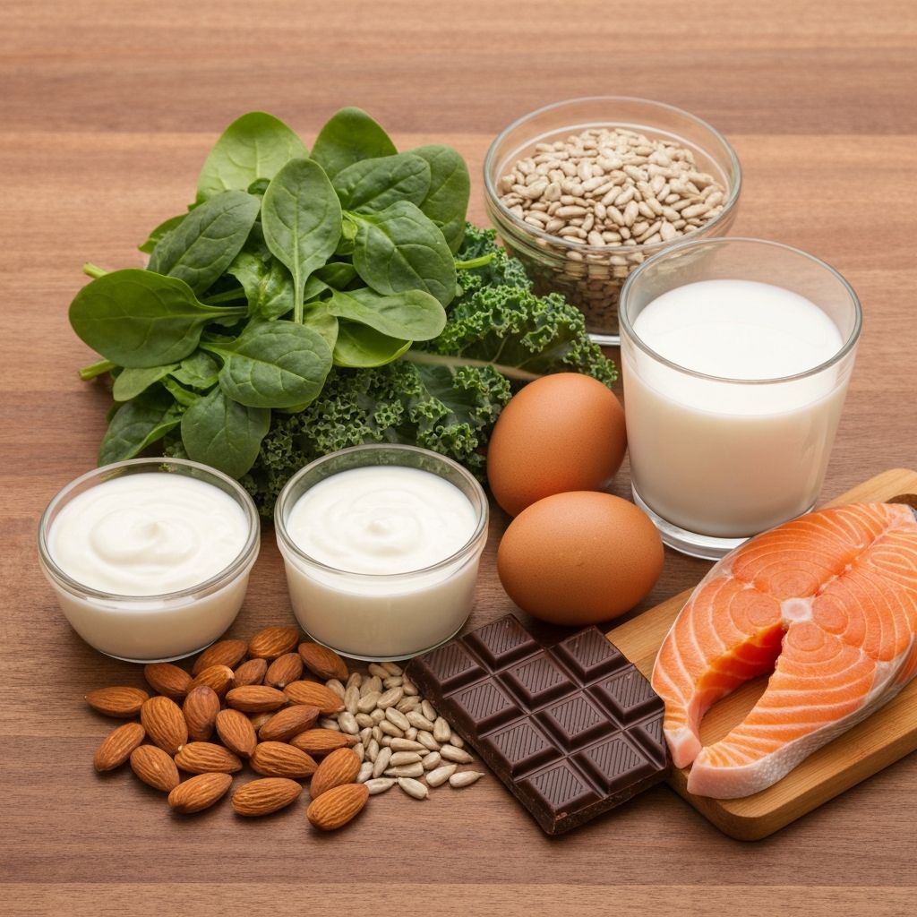 Healthy foods rich in minerals for bone strength and wellness